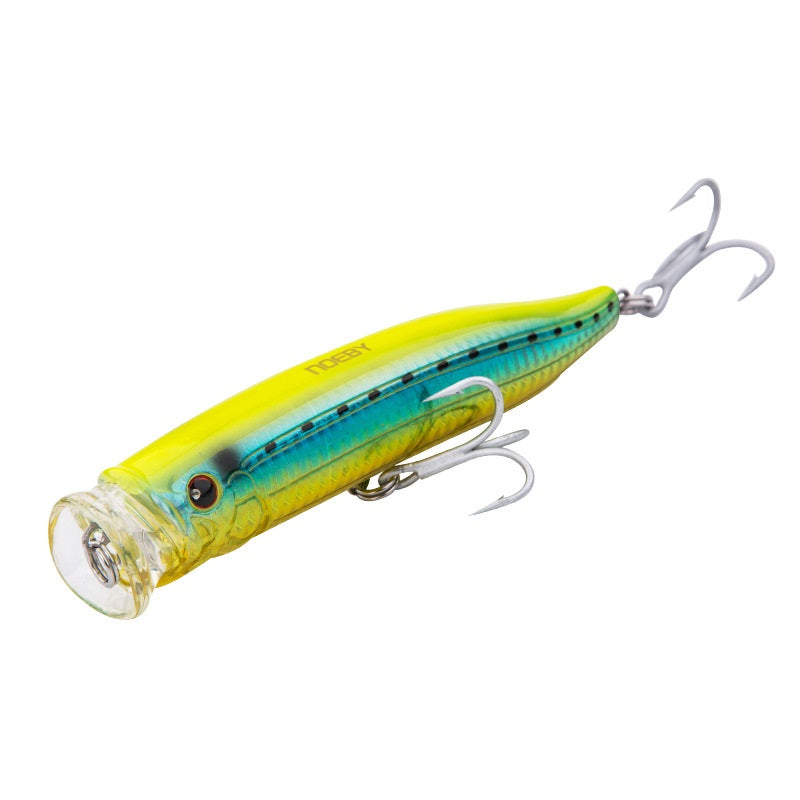 Saltwater plastic popper bait #10-  100mm/19g