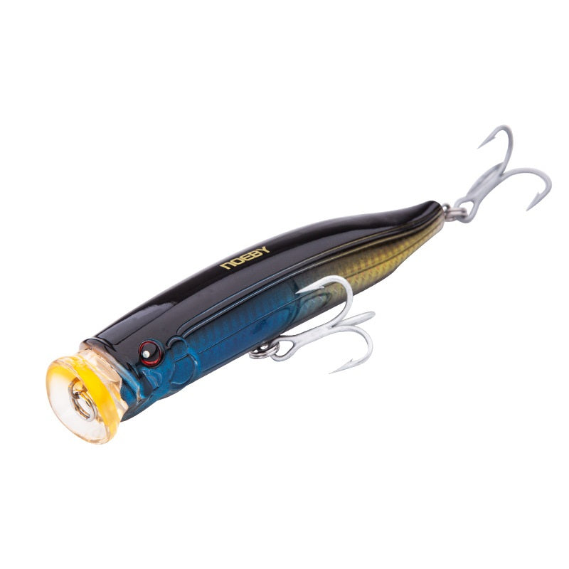 Saltwater plastic popper bait #10-  100mm/19g