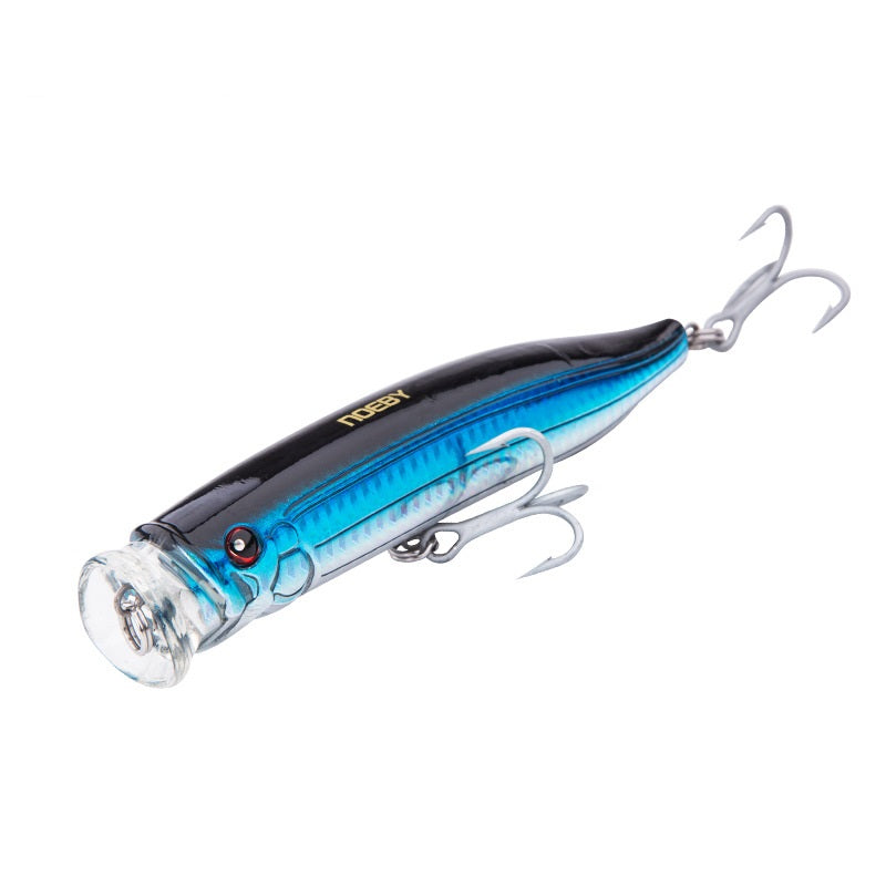 Saltwater plastic popper bait #10-  100mm/19g