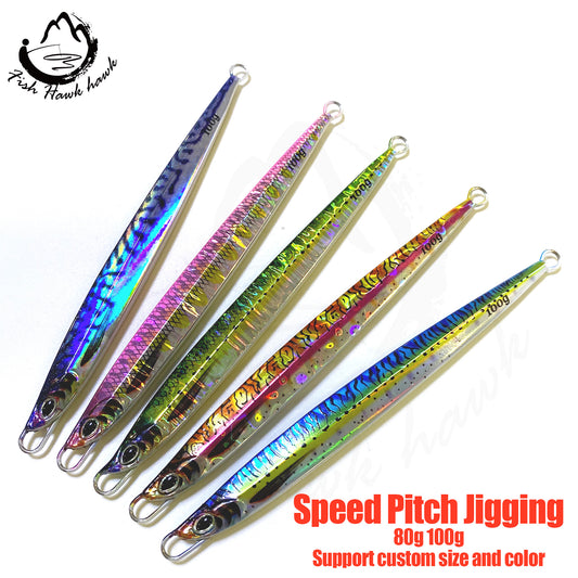 骏#106 Speed Pitch Jigs Bait 80g 100g