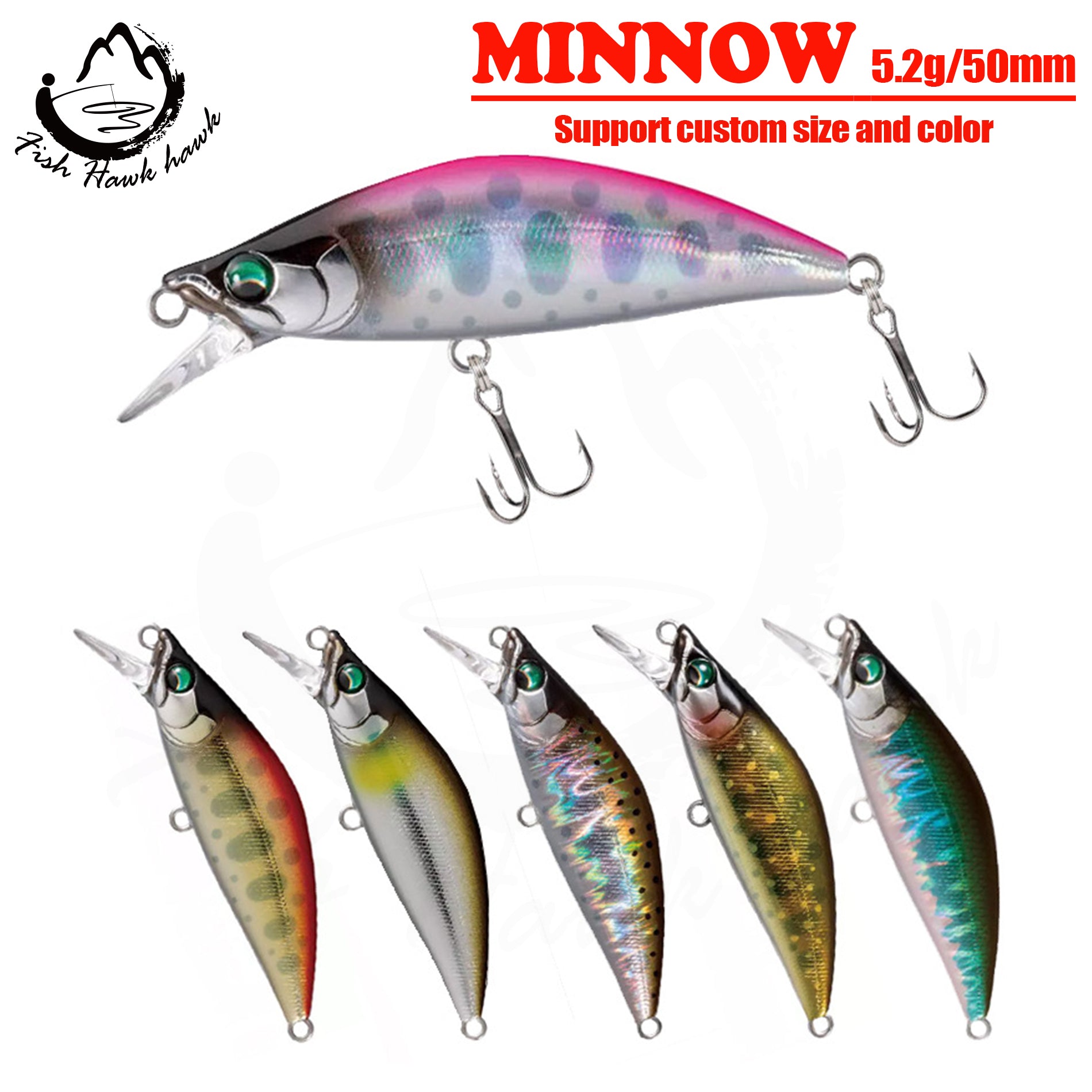Mini Lures Minnow Saltwater Lures 50MM/5.2g – Jigs Fishing Tackle Store