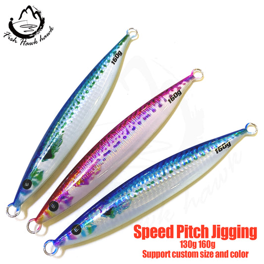 海#134 Slow/Speed Pitch Jigs Bait 130g 160g