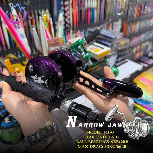 Slow Pitch Jigging Fishing Reel 50N