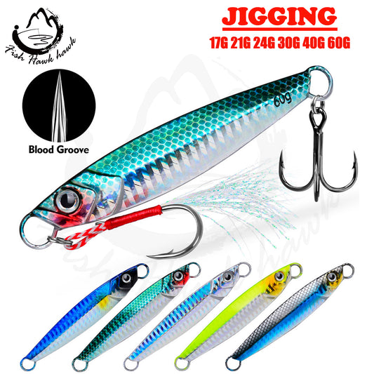 #63 Slow Pitch Jigs 17g 21g 24g 30g 40g 60g