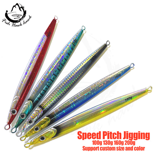 海#69 Speed Pitch Jigs Bait 100g 130g 160g 200g