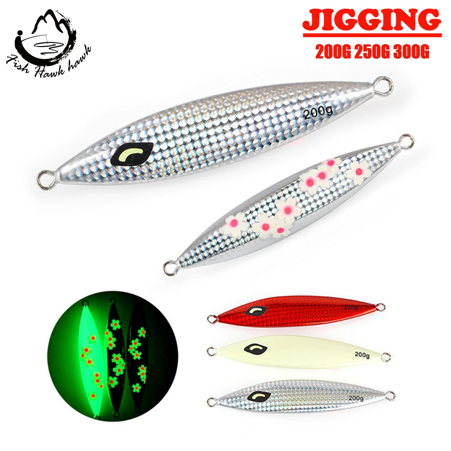 #101 Slow Pitch Jigs 200g 250g 300g