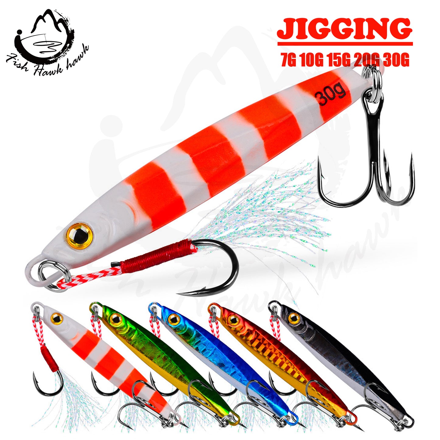 #69 Slow Pitch Jigs 7g 10g 15g 20g 30g