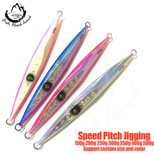 延#36 Speed Pitch Jigs Bait 150g 200g 250g 300g 350g 400g 500g