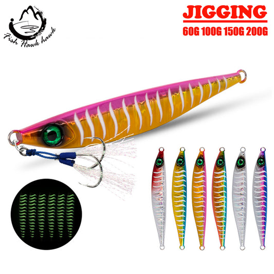 #112 Slow Pitch Jigs 40g 60g 80g 100g