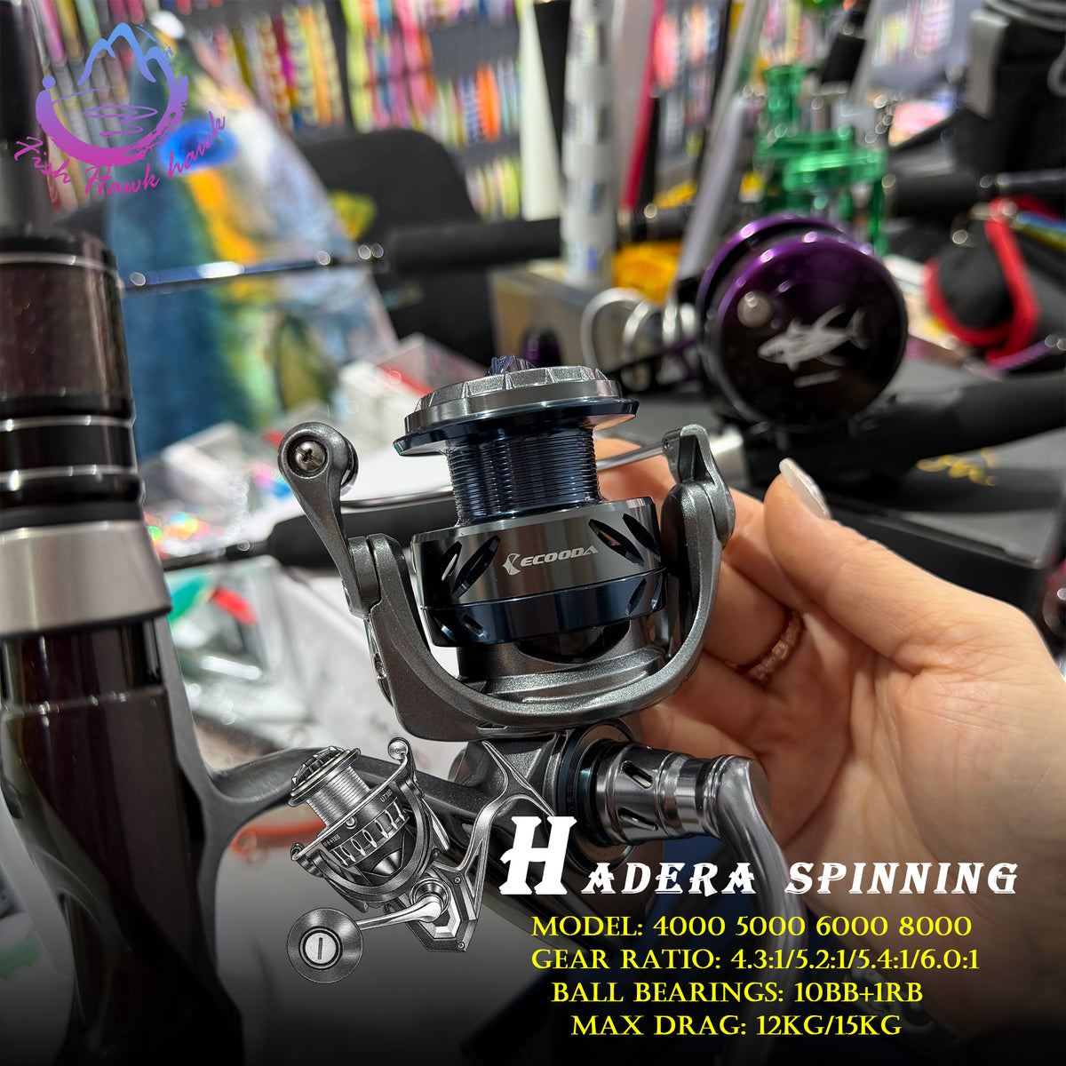 Slow Pitch Jigging Fishing Reel 4000 4000XG 5000 5000XG 6000 6000HG 8000 8000HG