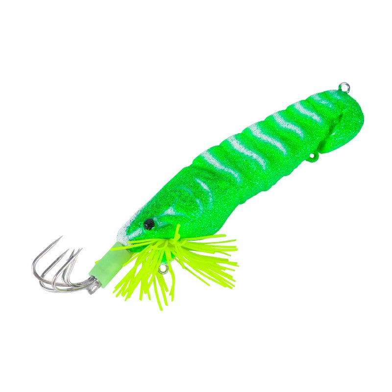New Squid Hook  #3.5 /21g Rapid inkiSng Artificial Luminous Squid Jigging Bait Wood Shrimp Hooks for Saltwater Tackle Fishing Lure