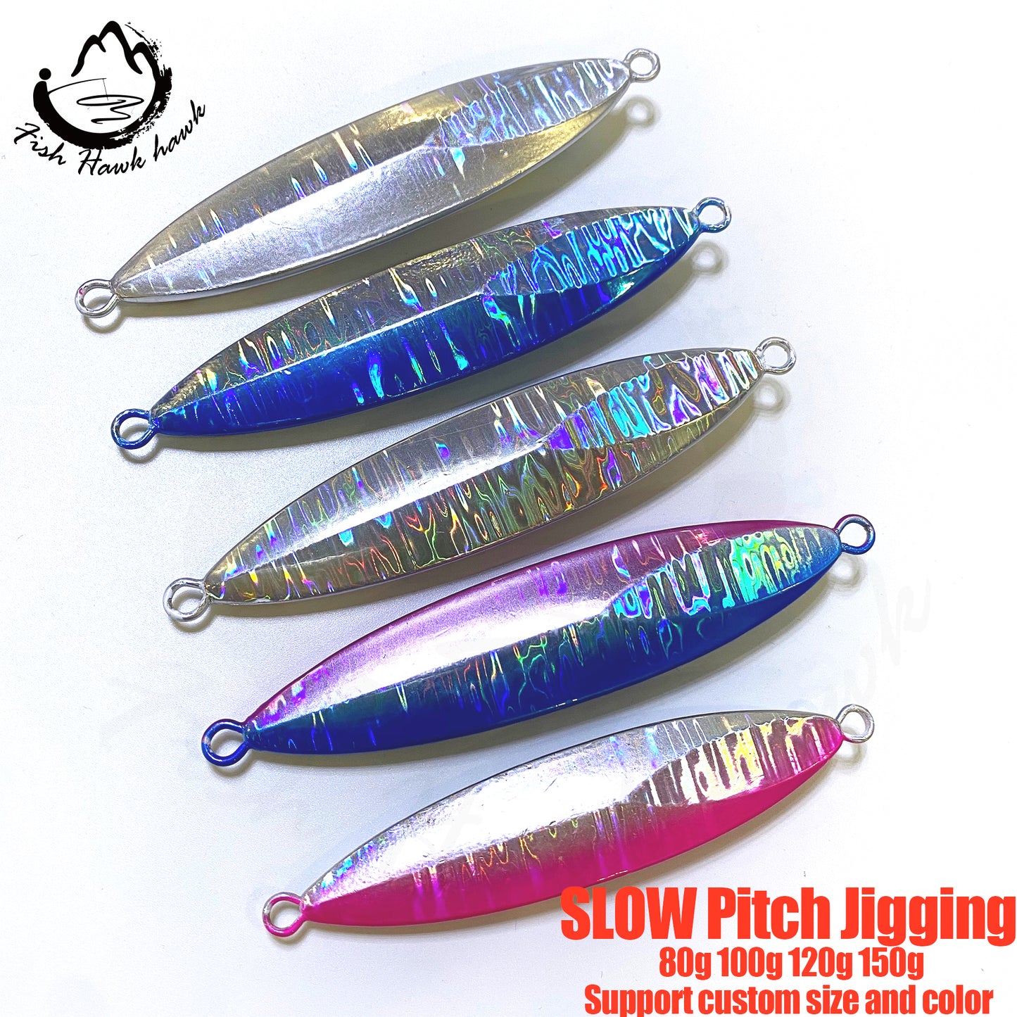 海#28 Slow Pitch Jigs Bait 80g 100g 120g 150g