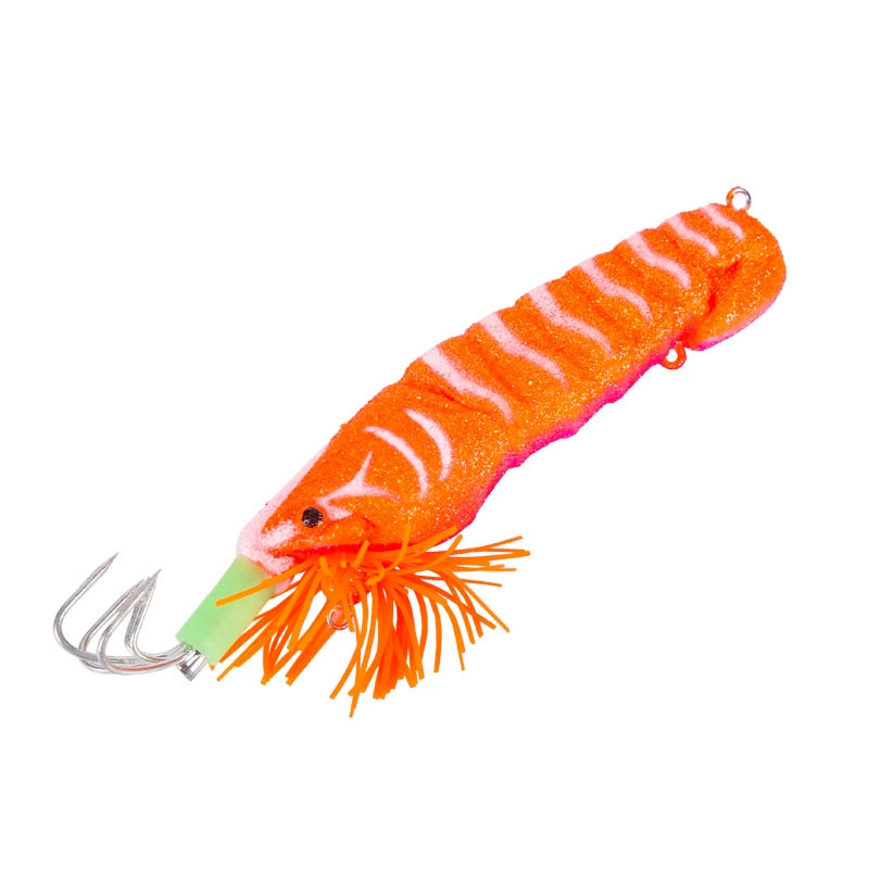 New Squid Hook  #3.5 /21g Rapid inkiSng Artificial Luminous Squid Jigging Bait Wood Shrimp Hooks for Saltwater Tackle Fishing Lure