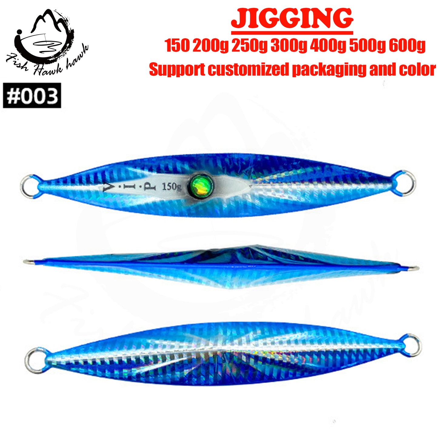 Y #5 Slow/Speed Jigs 150g 200g 250g 300g 400g 500g 600g