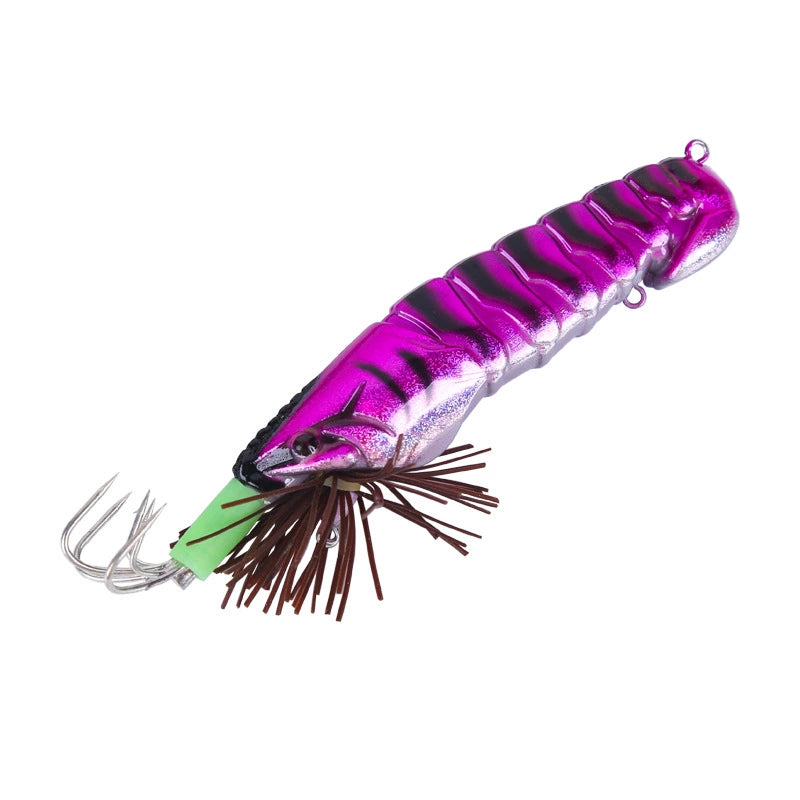 New Squid Hook  #3.5 /21g Rapid inkiSng Artificial Luminous Squid Jigging Bait Wood Shrimp Hooks for Saltwater Tackle Fishing Lure