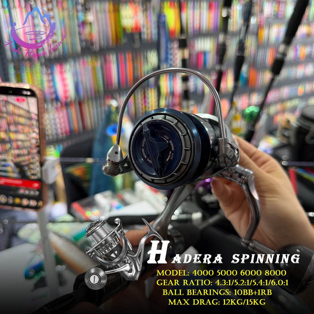 Slow Pitch Jigging Fishing Reel 4000 4000XG 5000 5000XG 6000 6000HG 8000 8000HG