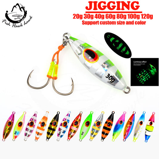 #6 Little Bee Slow Jigs 20g 30g 40g 60g 80g 100g 120g