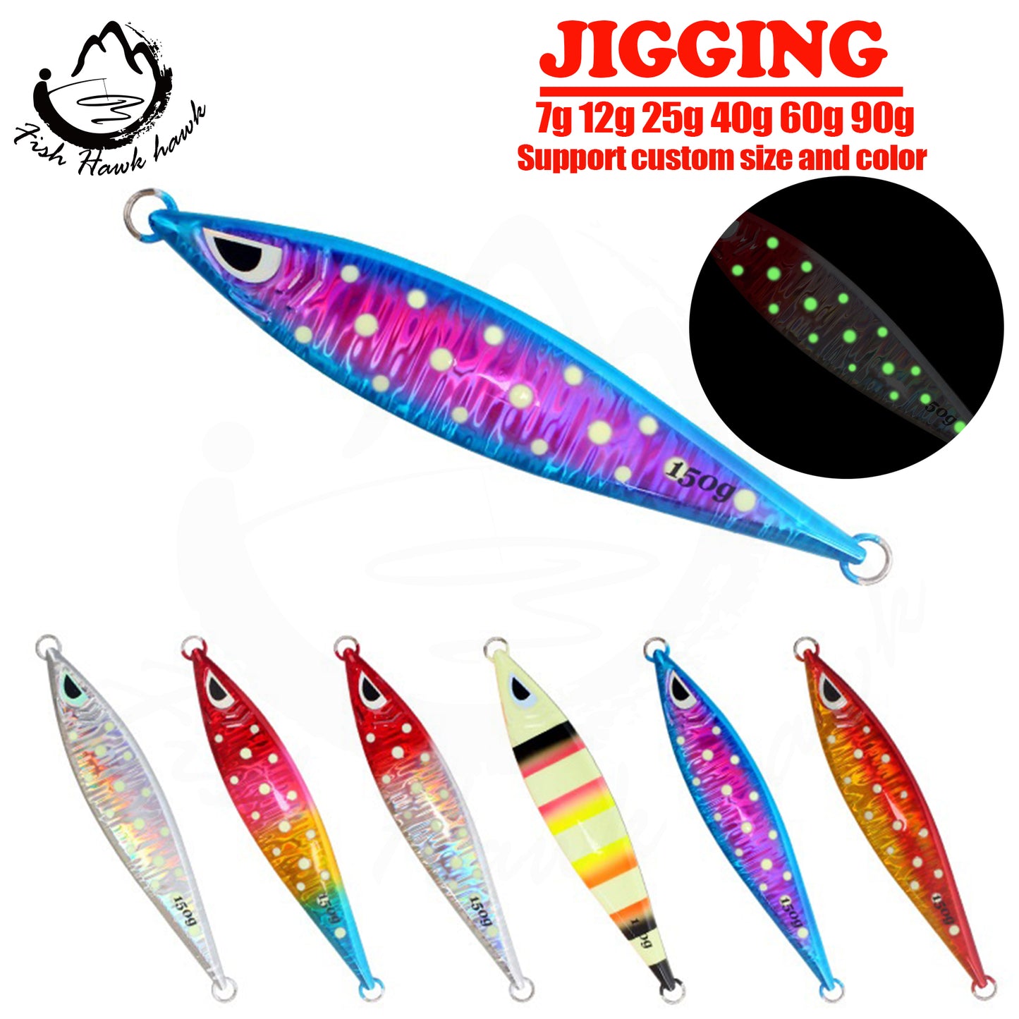 #44 Speed/Slow Jigs 120g  150g 200g 250g 300g