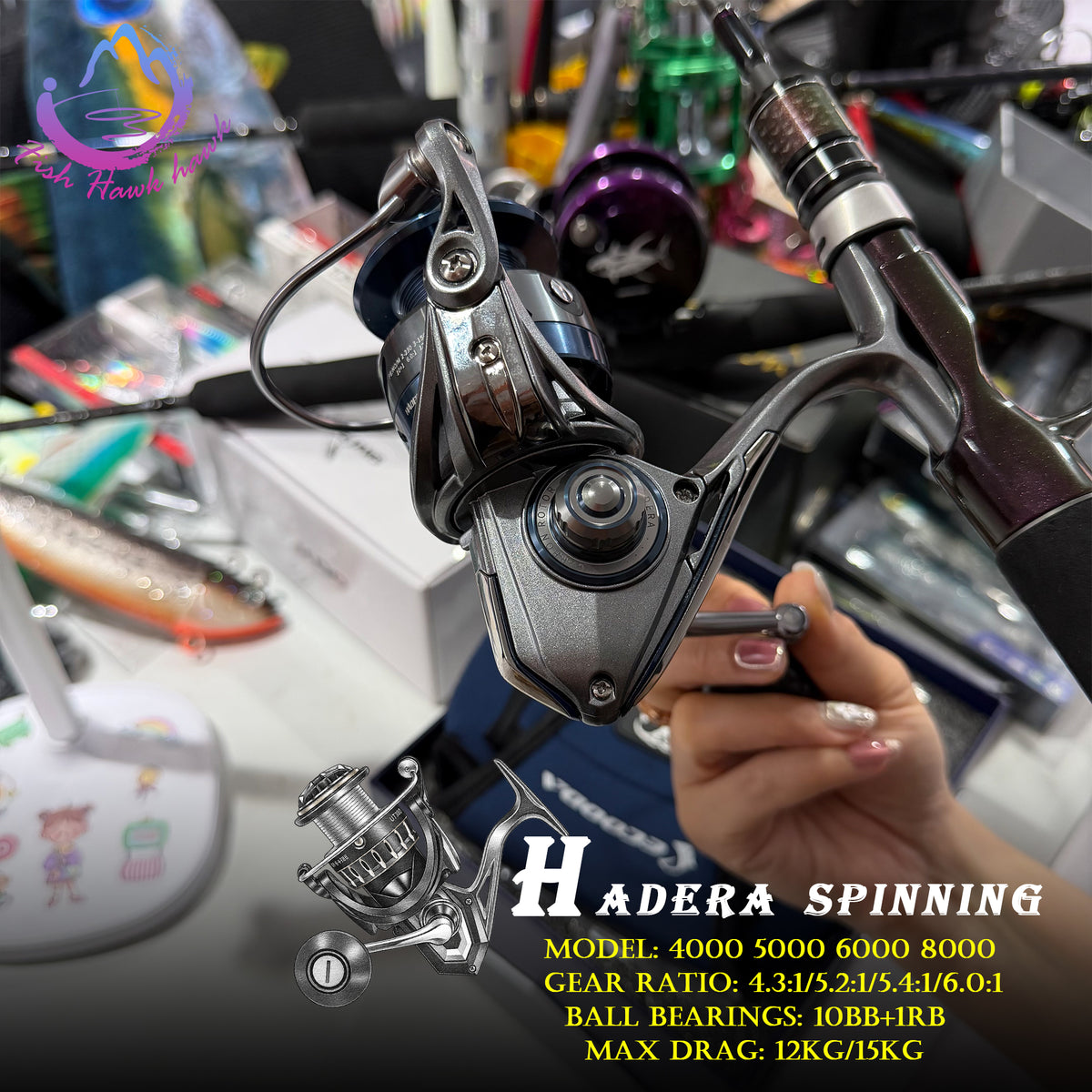 Slow Pitch Jigging Fishing Reel 4000 4000XG 5000 5000XG 6000 6000HG 8000 8000HG