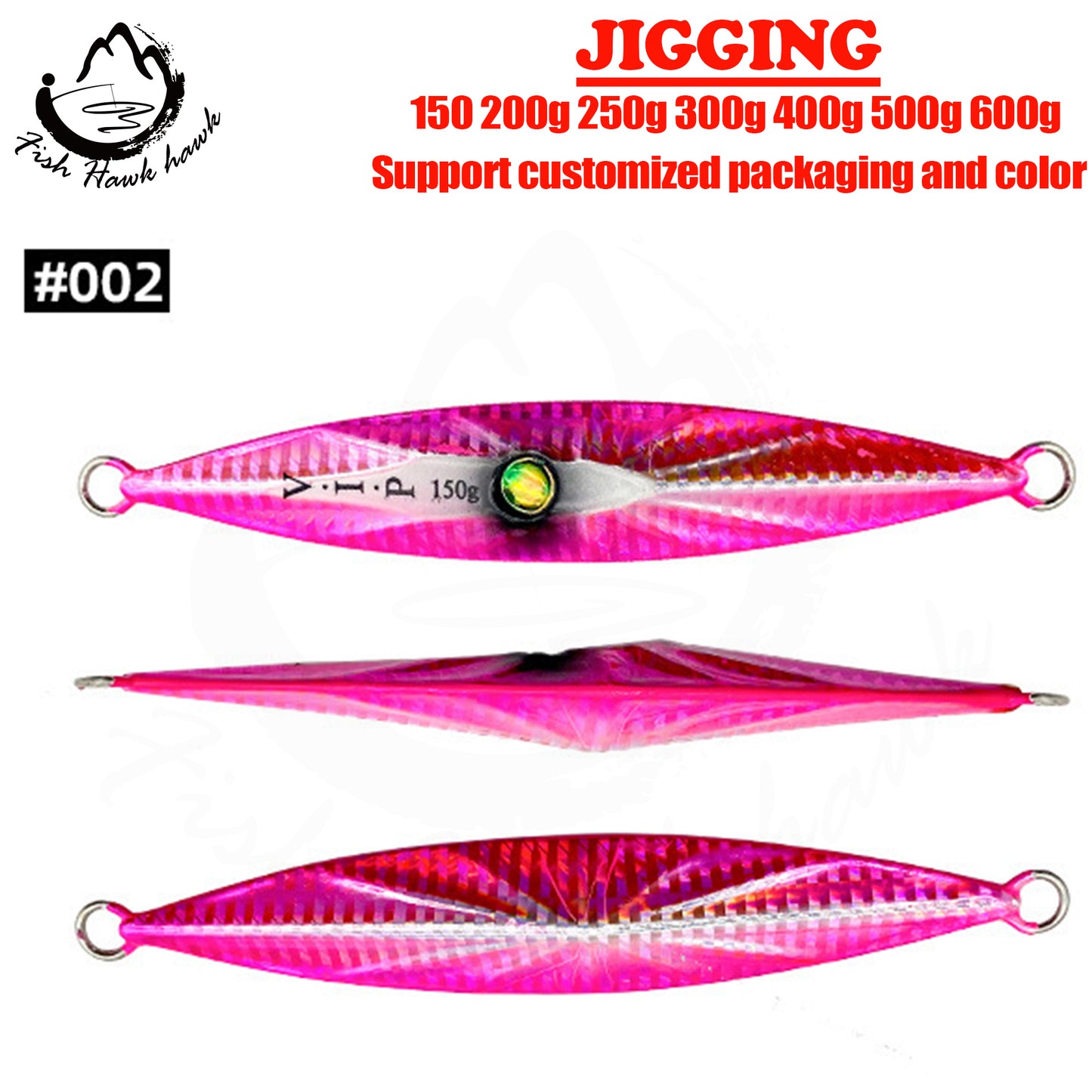 Y #5 Slow/Speed Jigs 150g 200g 250g 300g 400g 500g 600g