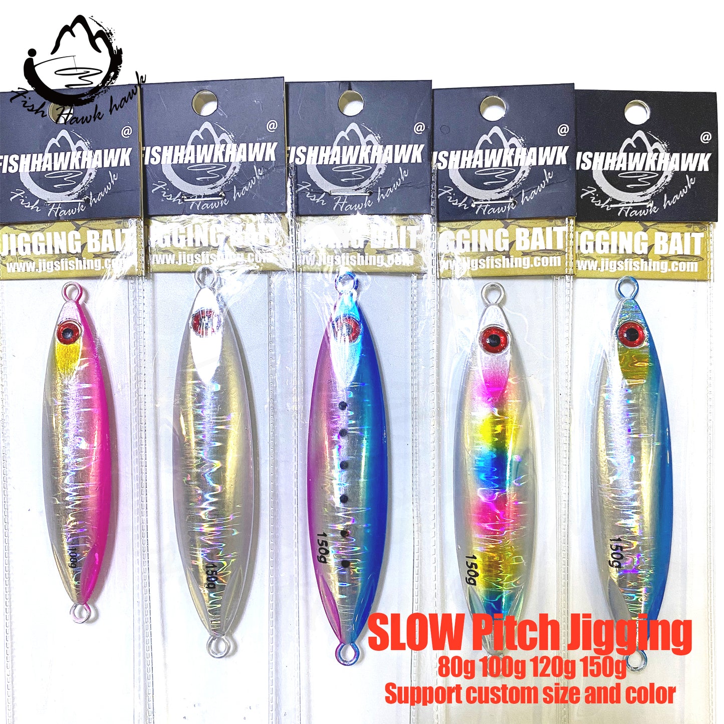 海#28 Slow Pitch Jigs Bait 80g 100g 120g 150g