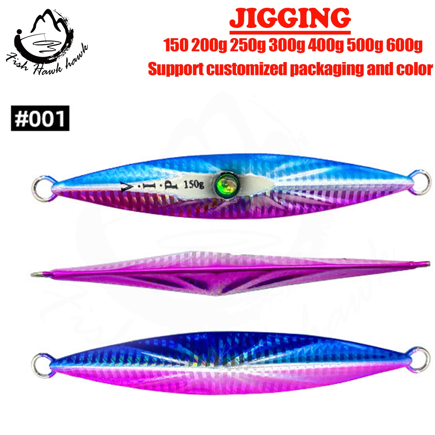 Y #5 Slow/Speed Jigs 150g 200g 250g 300g 400g 500g 600g