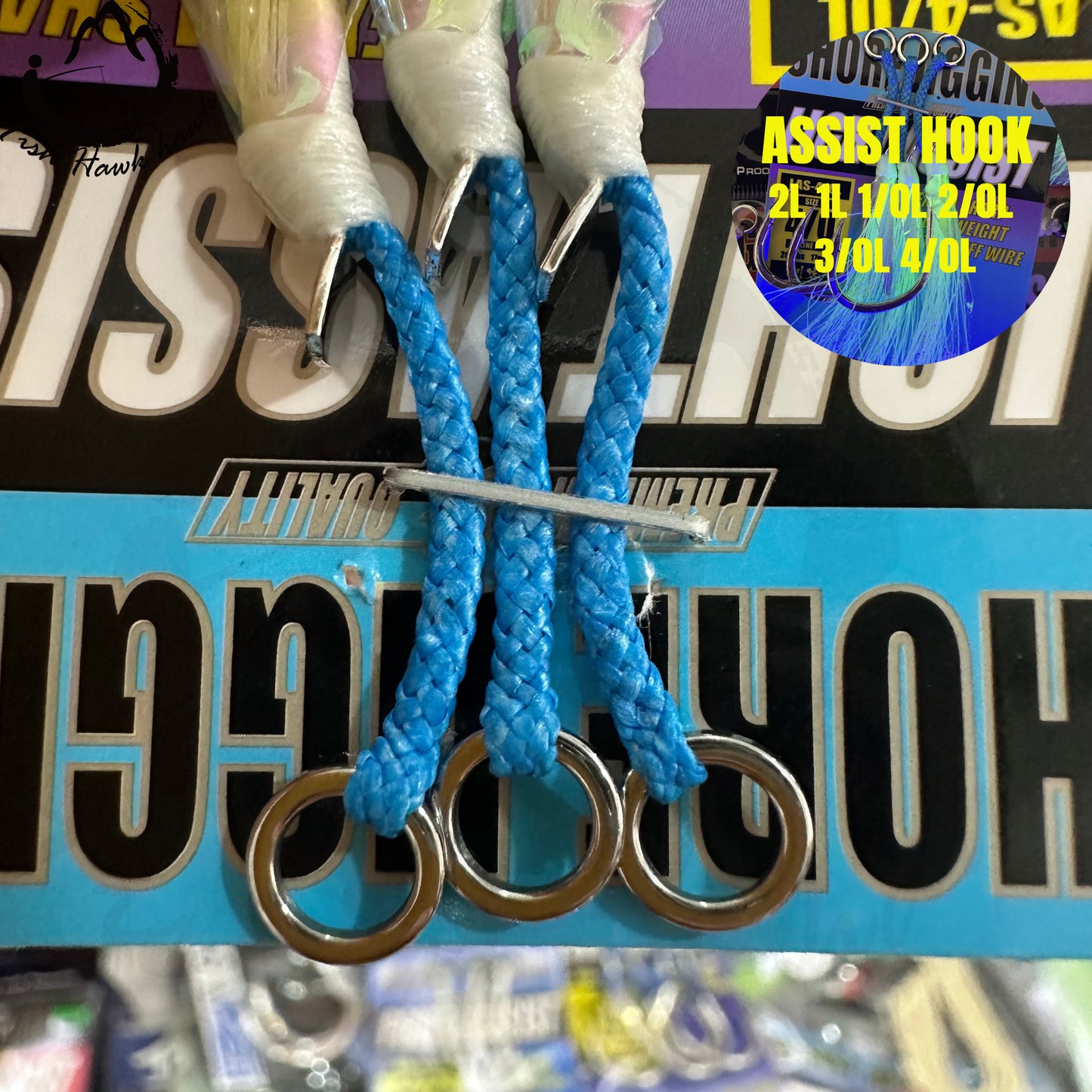 #43 Assist Hook  #2L #1L #1/0L #2/0L #3/0L #4/0L