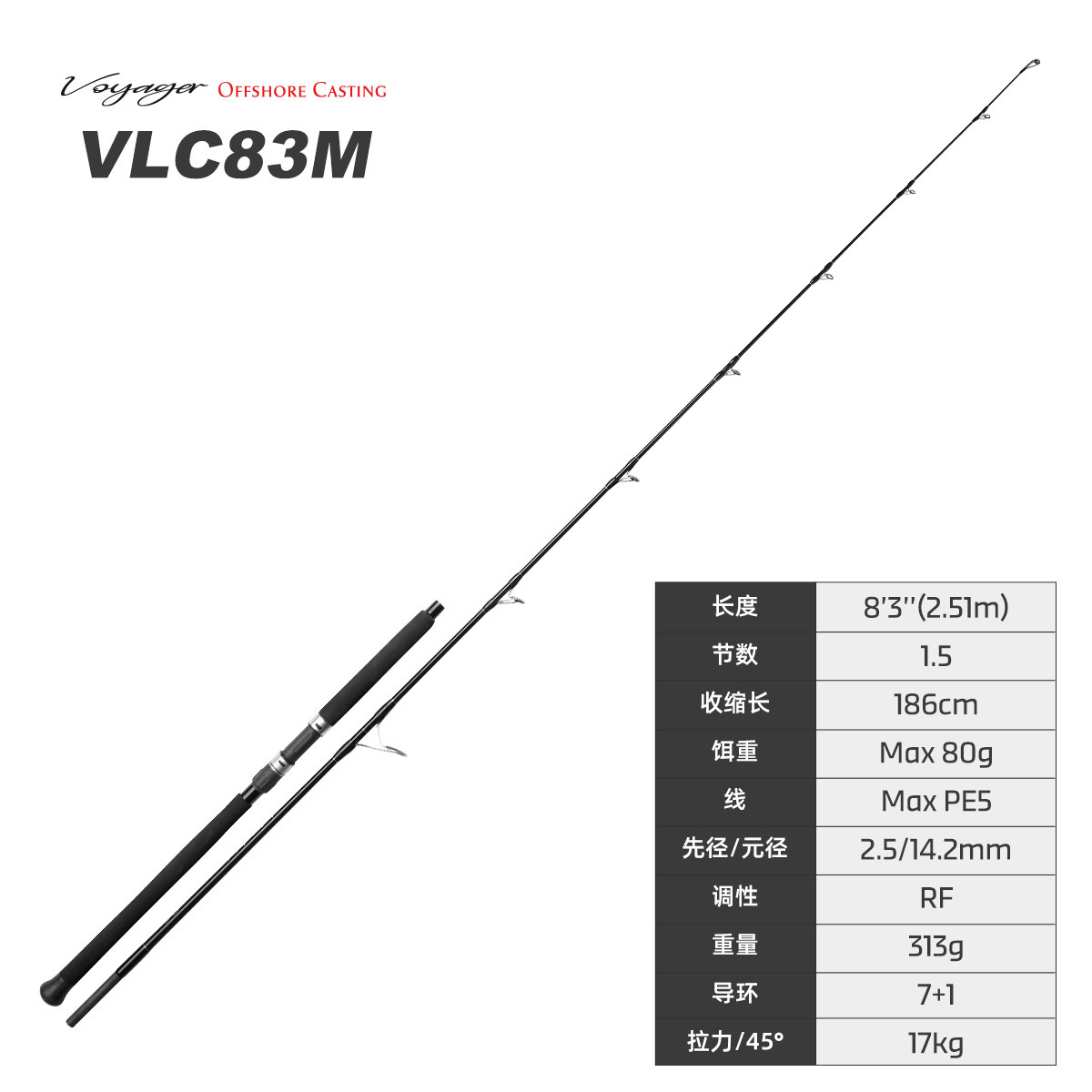 NOEBY Slow Pitch Jigging/Saltwater/Topwater/Big Game/GT /Tuna Rod V系列