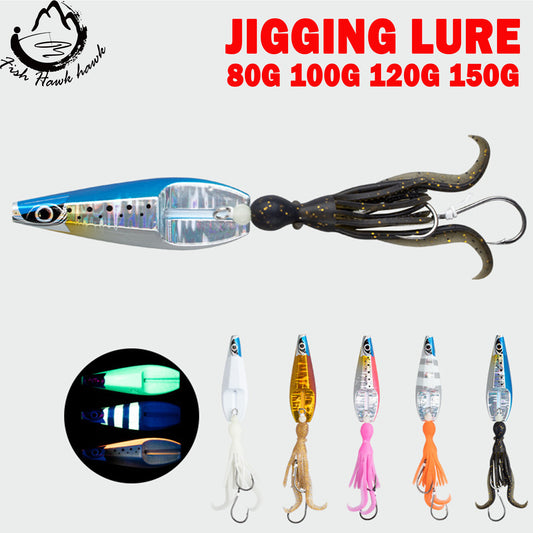 #114 Slow/Speed Pitch Jigs 80g 100g 120g 150g