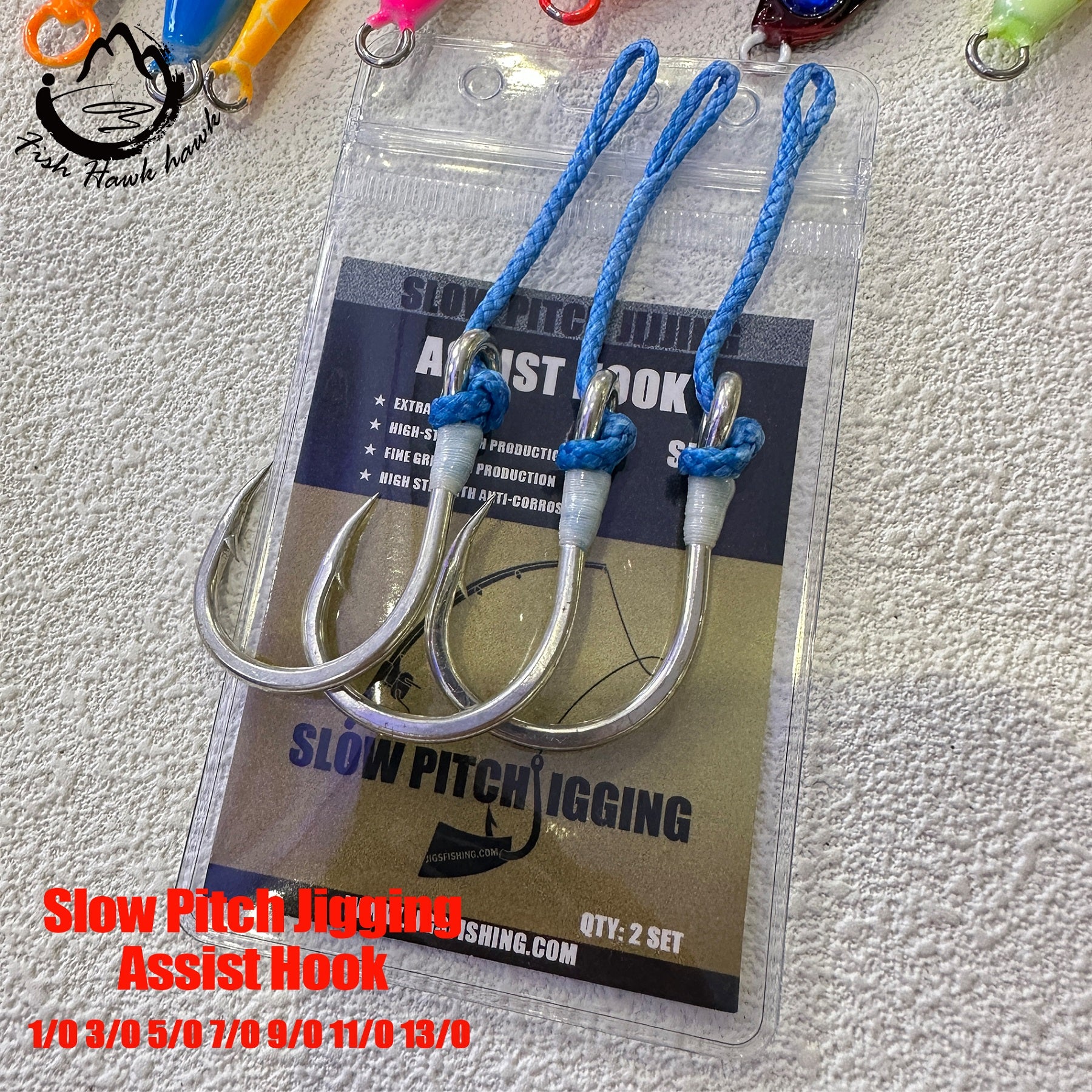 Assist hook 27#-3/0 5/0 7/0 9/0 11/0 13/0 – Jigs Fishing Tackle Store Assist hook 27#-3/0 5/0 7/0 9/0 11/0 13/0 – Jigs Fishing Tackle Store