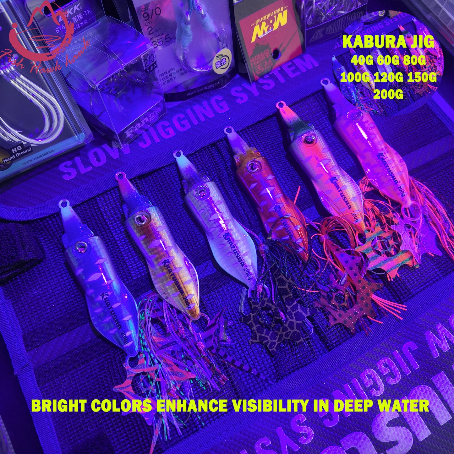 Octopus Jig Fishing Lure 40g-200g Slow Sinking ABS Metal Jig Skirt Hook Midwater Baits Artificial Soft Bait Saltwater Sea jigs lure