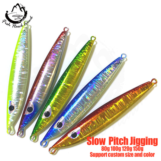 海#71 Slow/Speed Pitch Jigs Bait 80g 100g 120g 150g