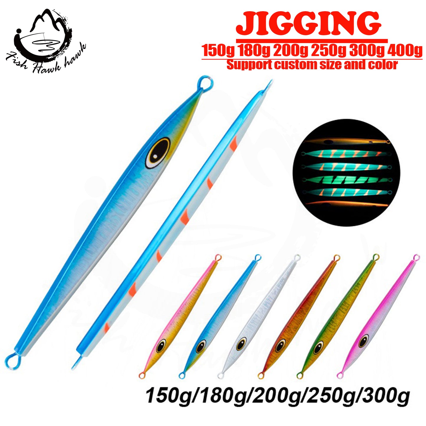 #2 Slow Pitch Jigs 150g 180g 200g 250g 300g 400g