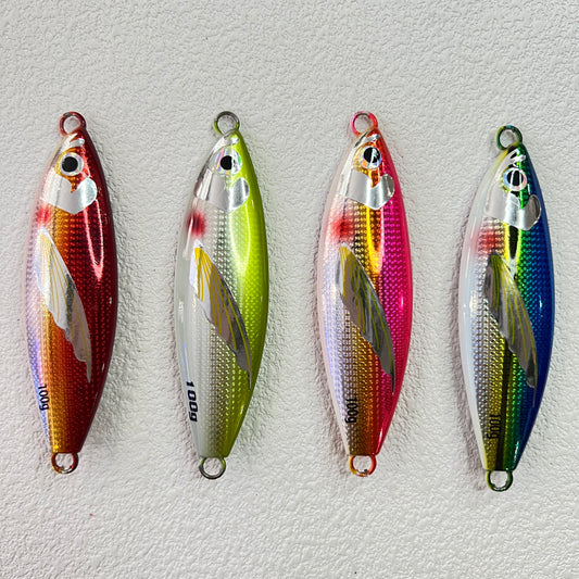 海#62 Slow Pitch Jigs Bait 40g 60g 80g 100g