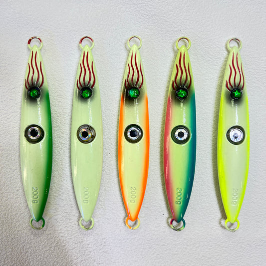 千#73 Slow Pitch Jigs Bait 100g 120g 150g 200g 250g 300g