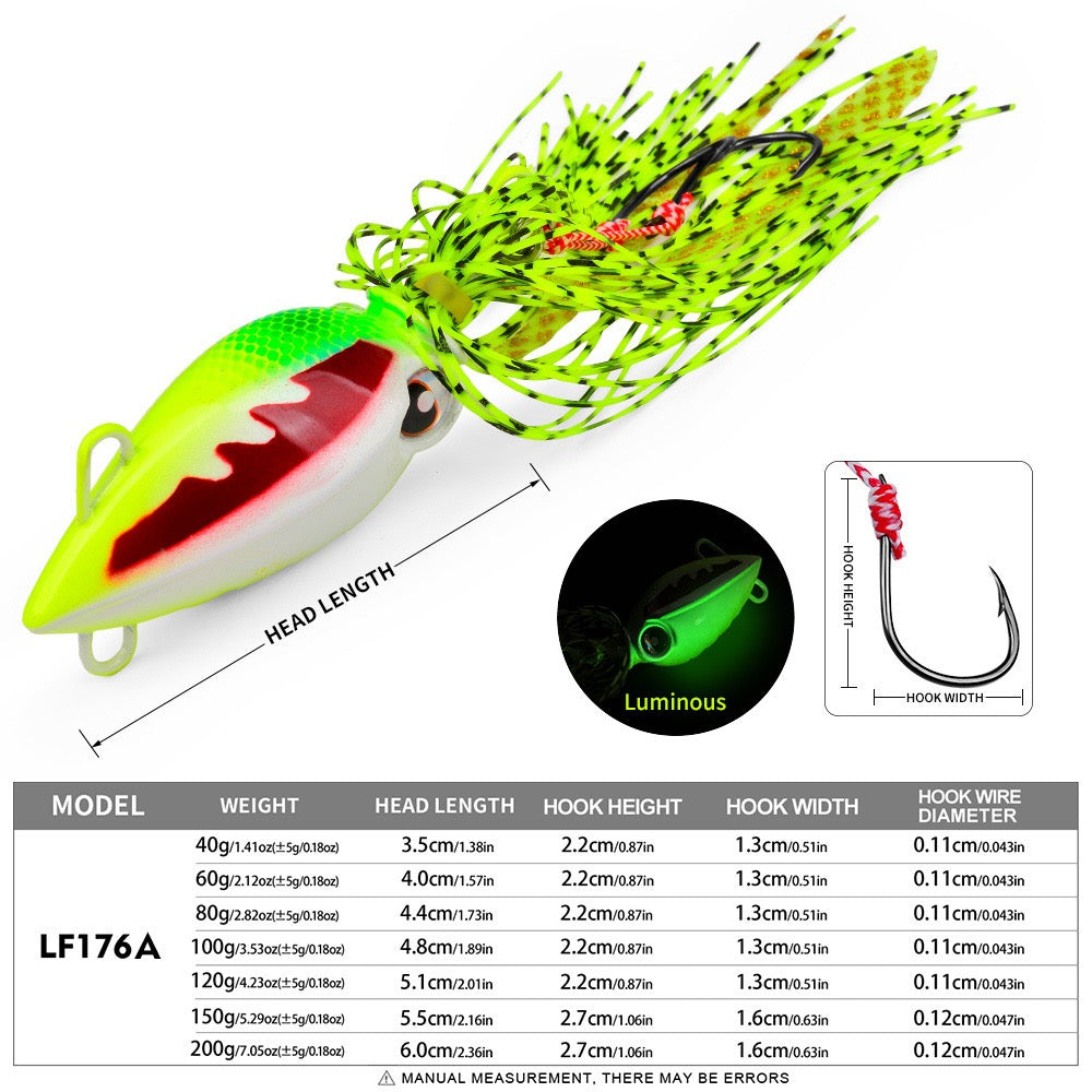 Little Bee Slow Jigs
40g  60g  80g  100g  120g  150g  200g
