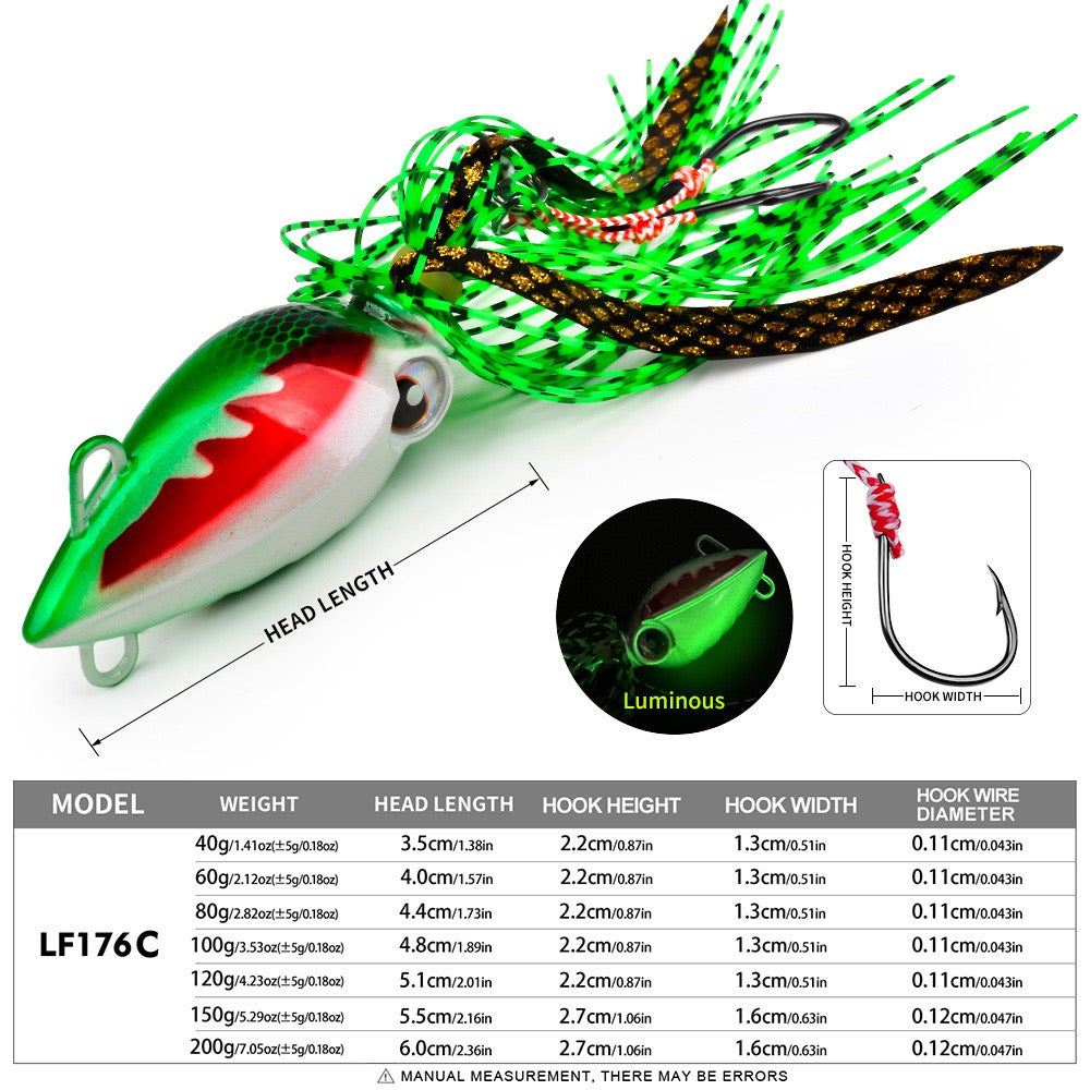 Little Bee Slow Jigs
40g  60g  80g  100g  120g  150g  200g