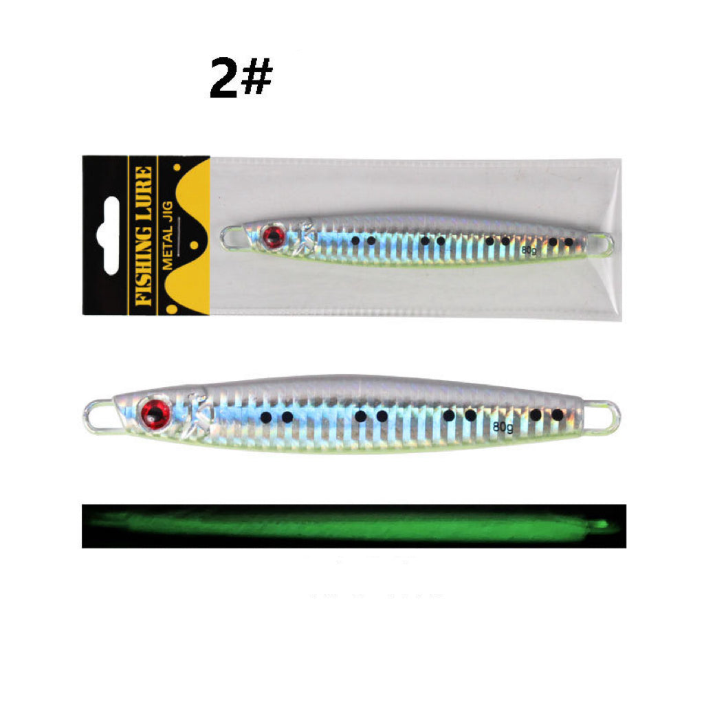 #203  Slow Pitch Jigs 10g 15g 20g 25g 30g  40g 60g 80g 100g 120g 150g 180g 200g