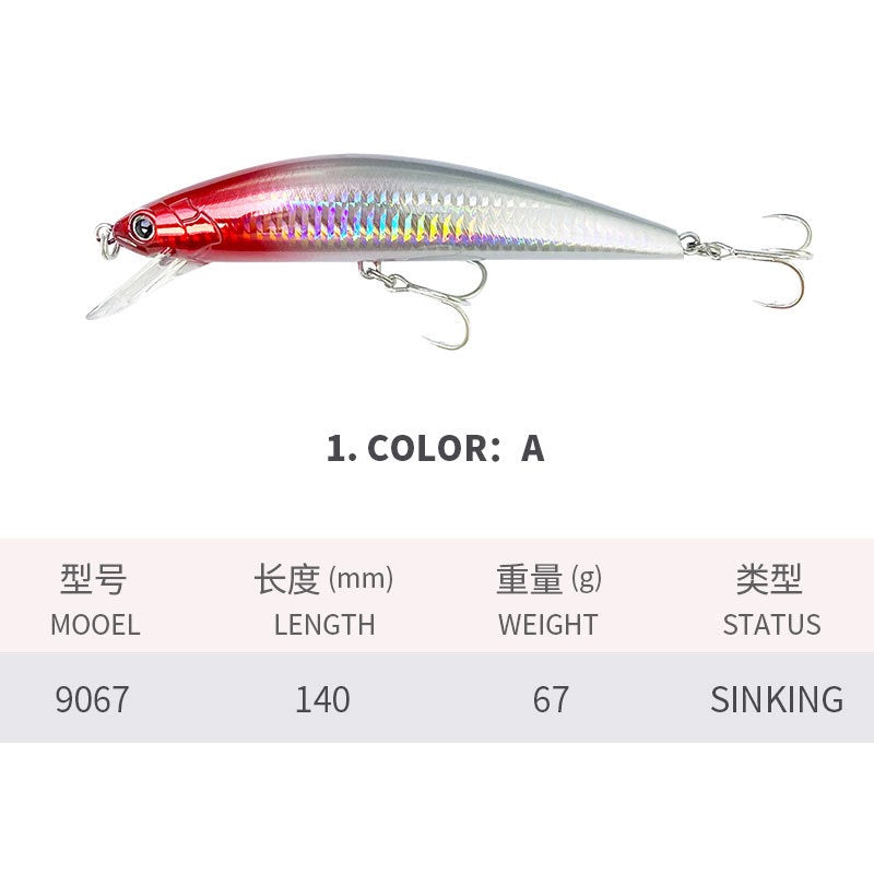 Jigs Fishing Tackle Store
Minnow Saltwater Lures 140mm/67g