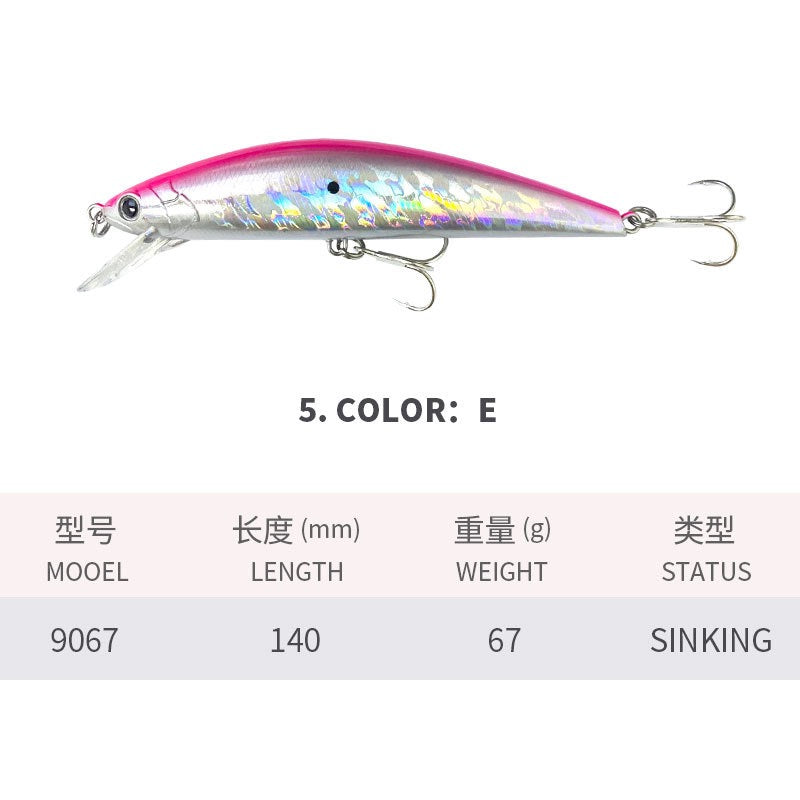 Jigs Fishing Tackle Store
Minnow Saltwater Lures 140mm/67g