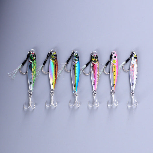 #187   3D jigsFish Bait Jigging Bait  JIGS  7g  10g  15g  20g  25g  30g  40g  60g 80g