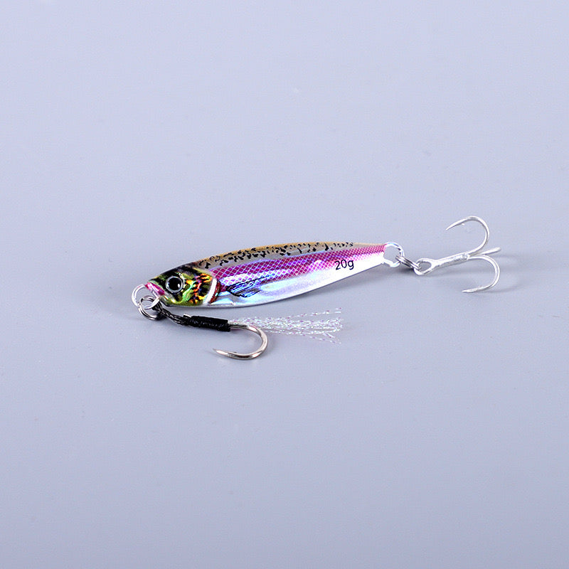 #187   3D jigsFish Bait Jigging Bait  JIGS  7g  10g  15g  20g  25g  30g  40g  60g 80g