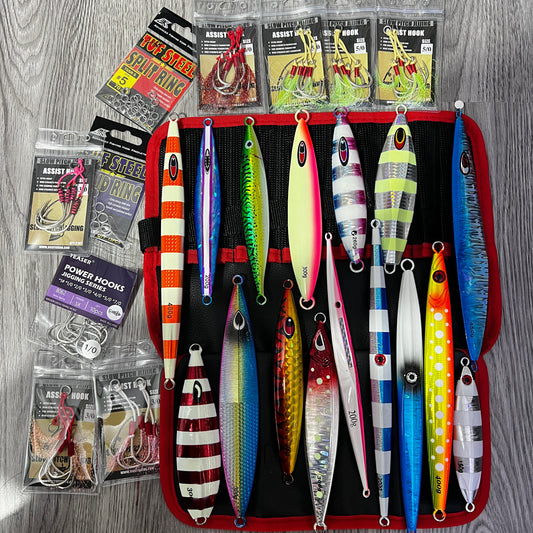 Jigs Fishing Tackle Store
16pcs jig bag set