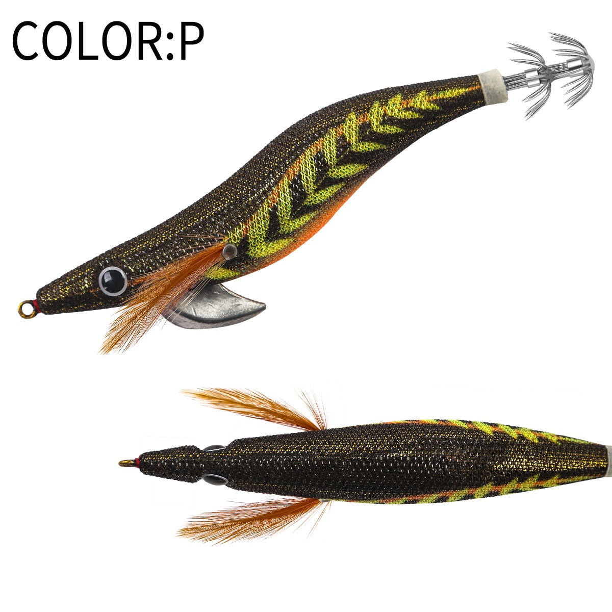 Jigs Fishing Tackle Store
New #2.5 #3.0 #3.5 Rapid Sinking Artificial Luminous Squid Jigging Bait Wood Shrimp Hooks for Saltwater Tackle Fishing Lure