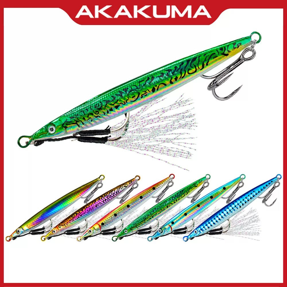 New Wholesale/Retail 14g 17g 21g 28g 35g 45g Luminous Crack Colors Saltwater Slow Pitch Jigging Lure