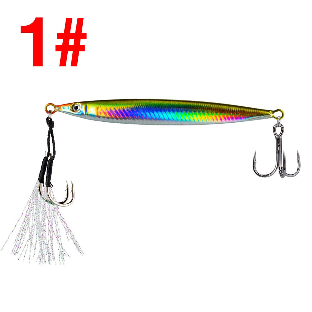 New Wholesale/Retail 14g 17g 21g 28g 35g 45g Luminous Crack Colors Saltwater Slow Pitch Jigging Lure