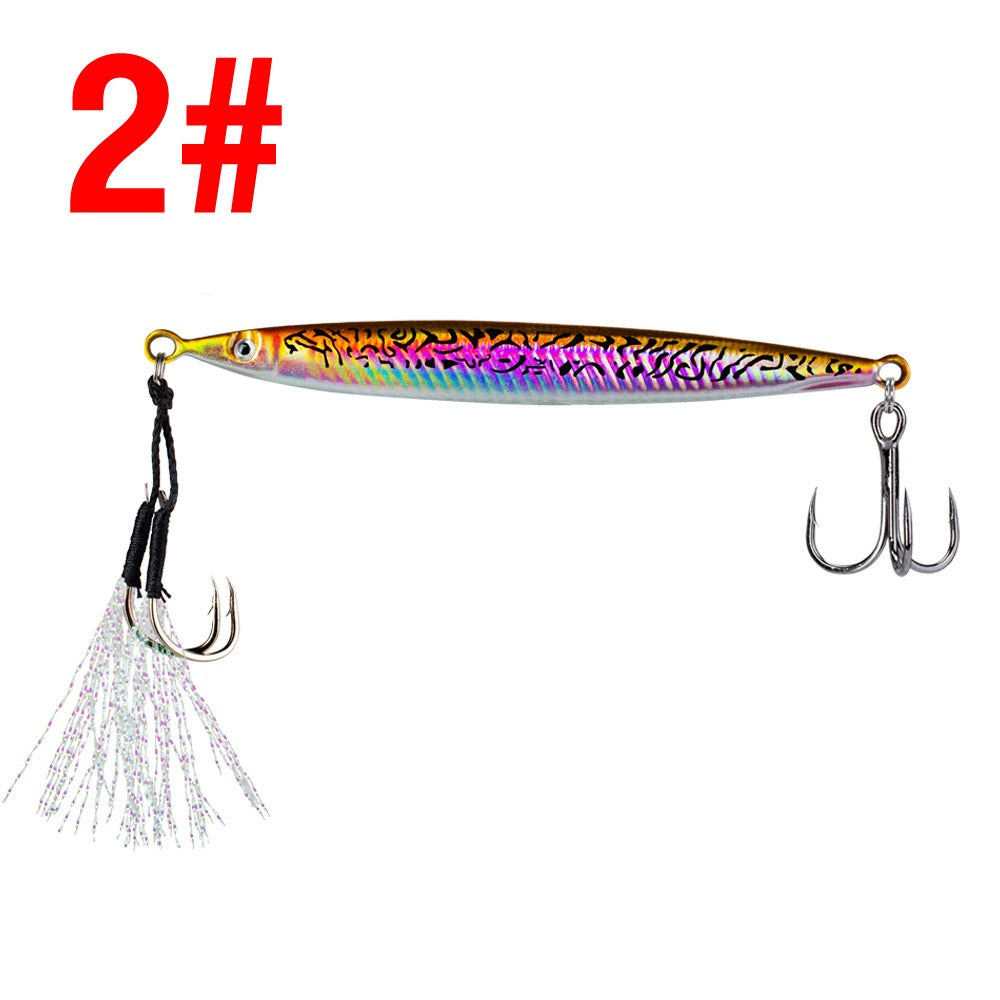 New Wholesale/Retail 14g 17g 21g 28g 35g 45g Luminous Crack Colors Saltwater Slow Pitch Jigging Lure