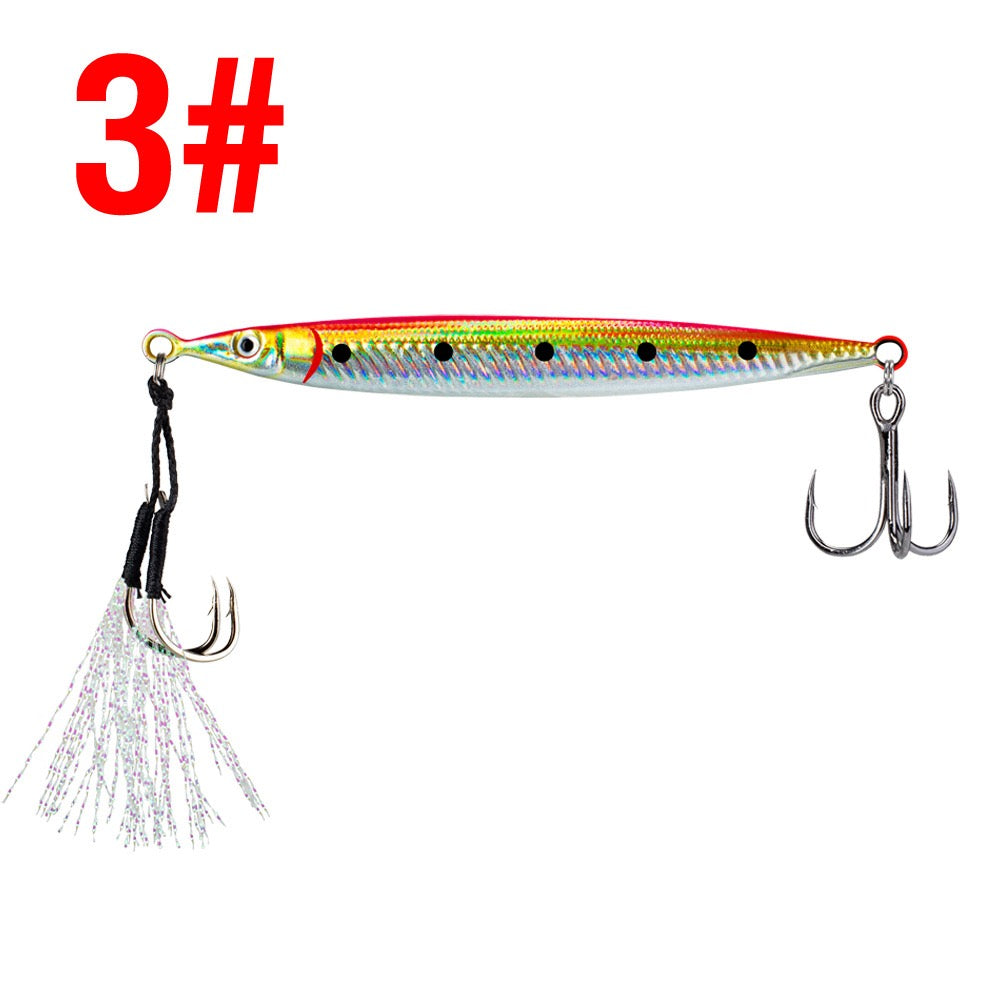 New Wholesale/Retail 14g 17g 21g 28g 35g 45g Luminous Crack Colors Saltwater Slow Pitch Jigging Lure