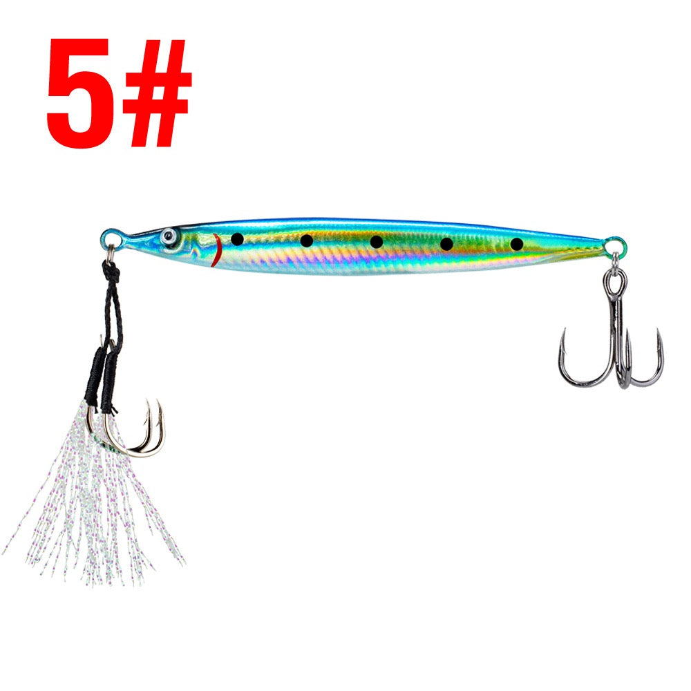 New Wholesale/Retail 14g 17g 21g 28g 35g 45g Luminous Crack Colors Saltwater Slow Pitch Jigging Lure