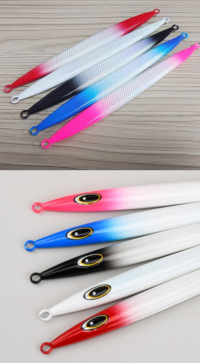 New product 120g 150g 200g 250g 300g 400g 500g 600g 750g Slow Pitch Jigging Fishing Lure Metal Jigs High Action Jigging Lure for Saltwater, Snapper, Grouper, Tuna & Yellowtail jigs lure